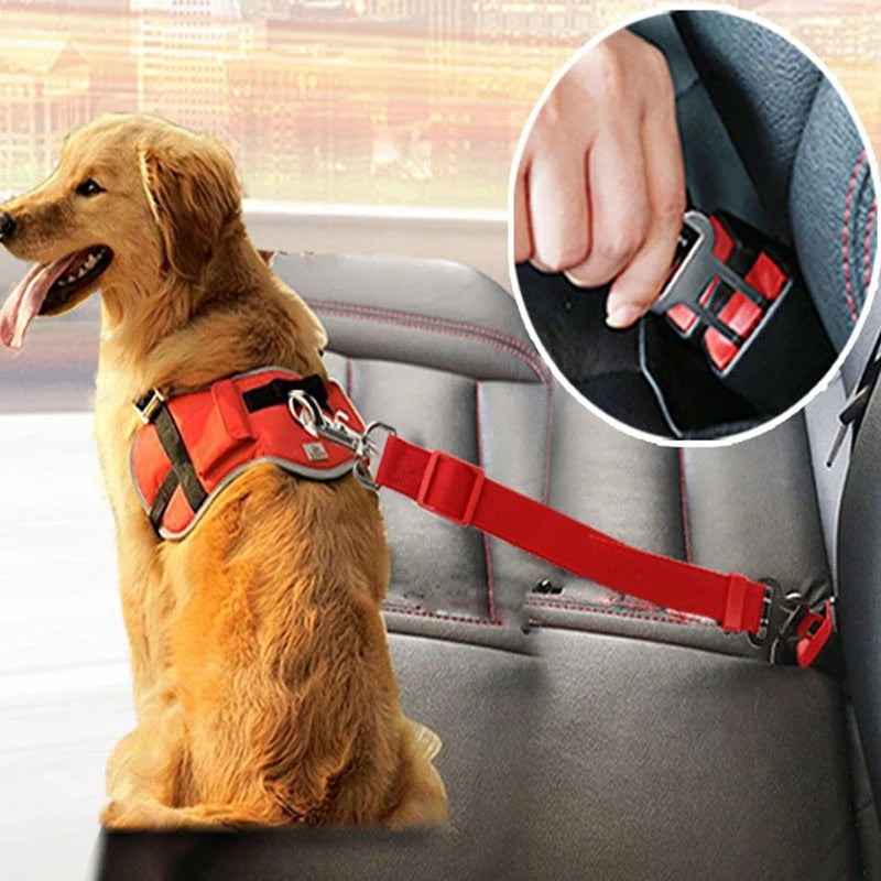 Ham's Adjustable Pet Car Seat Belt - hams-hop.com